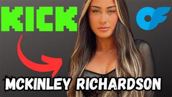 Discover The Exclusive Leaks From McKinley Richardson's OnlyFans