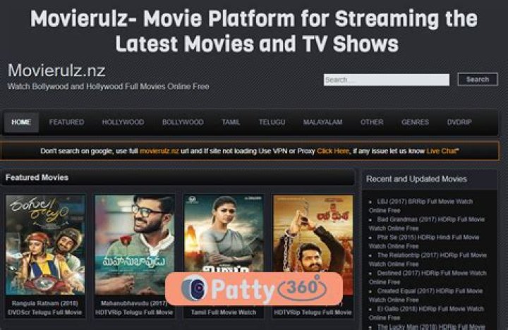 Free HD Movies On Movierulz: Toady's Picks And More